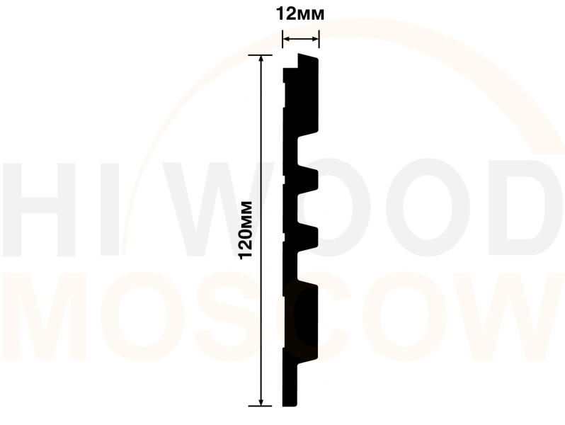 Декоративная панель HIWOOD LV121 NP