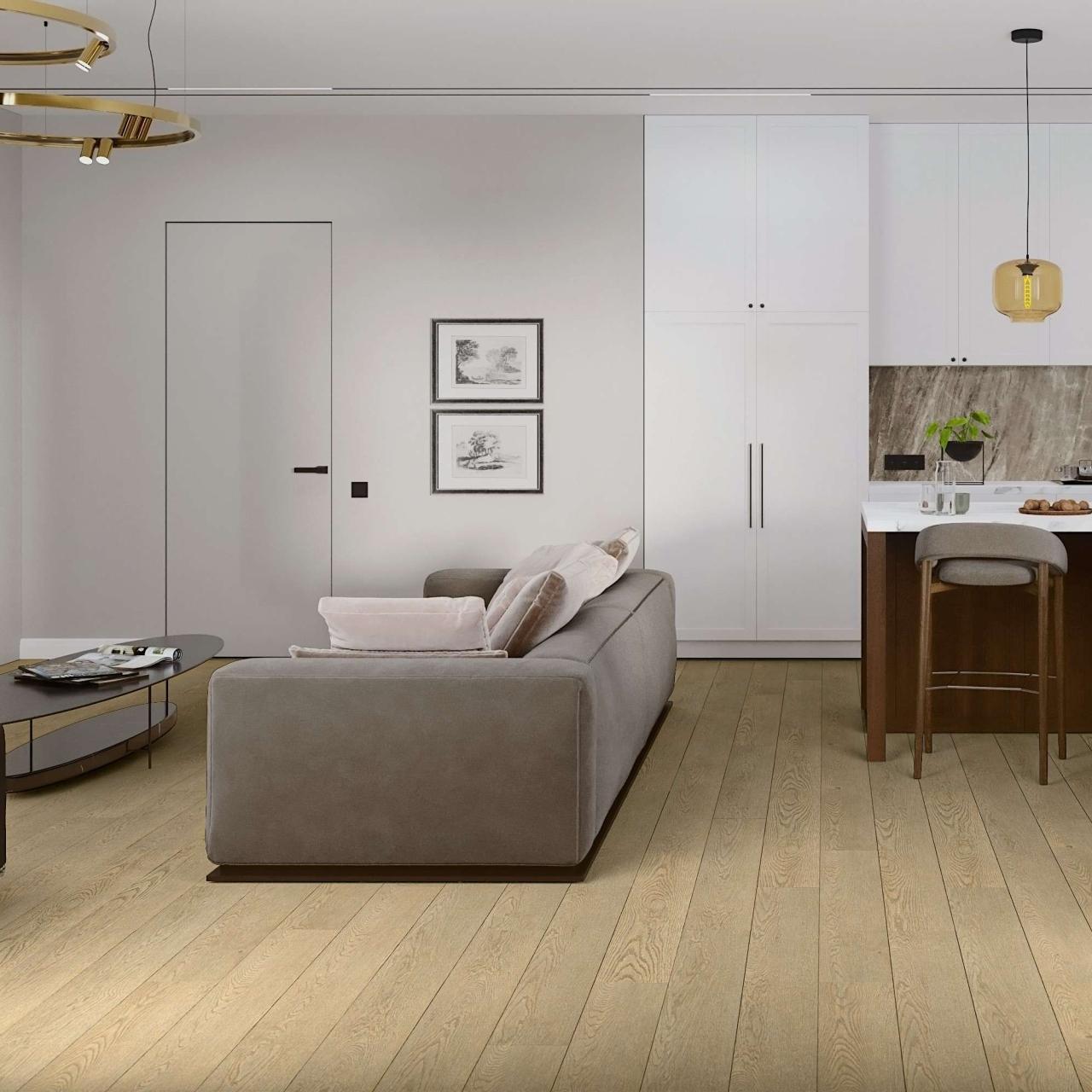 Кварцвинил Damy Floor Family LVT 0030-2-LVT Дуб Латте