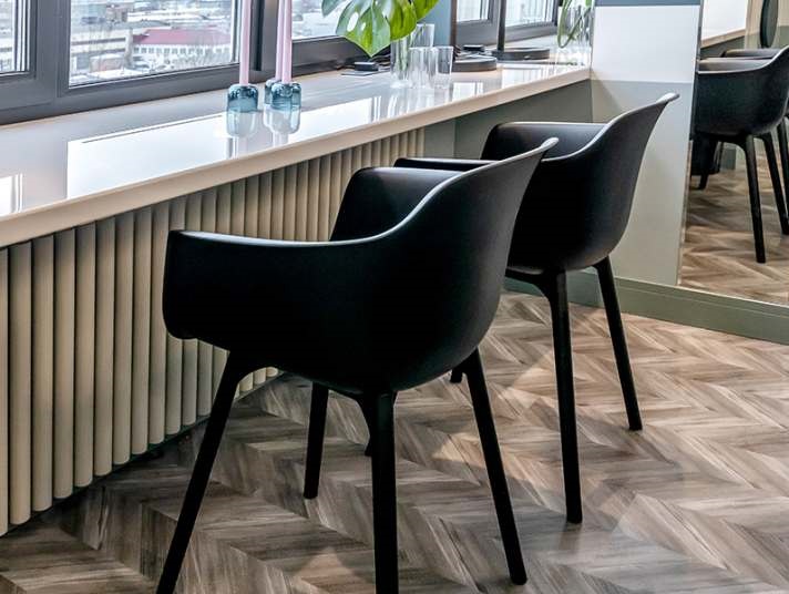 Замковое пробковое покрытие CorkStyle Chevron Silver