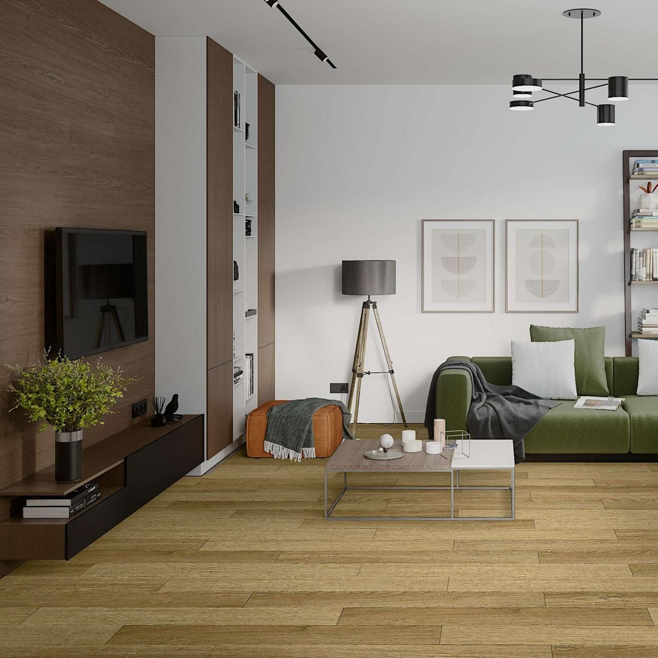 Кварцвинил Damy Floor Family LVT 190902EL-07F-LVT Дуб Золотой