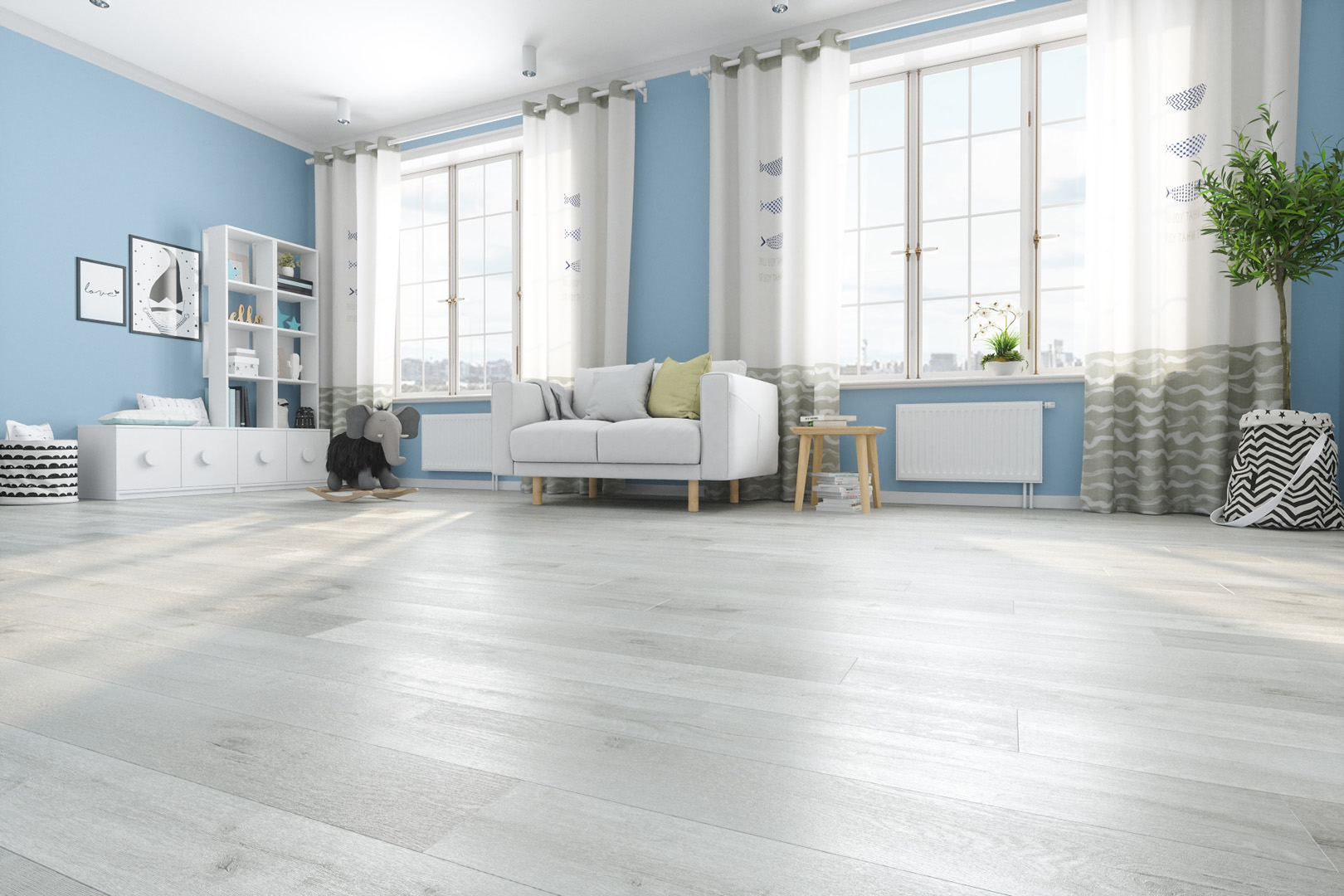Кварцвинил Fargo Comfort 81996-14 Дуб Лондонский Туман