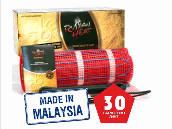 Нагревательный мат Russian Heat millimat 150 18 м.кв