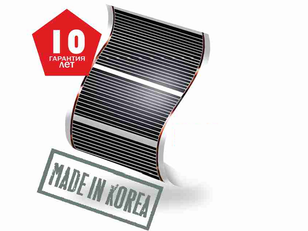 Инфракрасная пленка Heat Eco Oval Green в бухте шириной 0,5 м