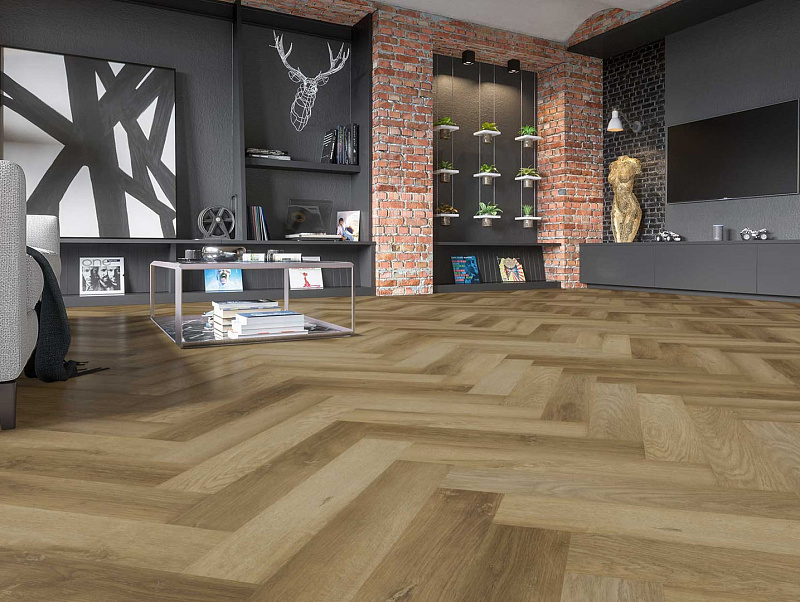 Кварцвинил Fargo Parquet 33-2187-09 Дуб Афины градиент